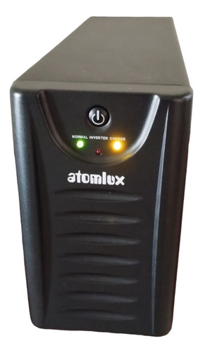  Atomlux Ups1000@ 1000va Entrada Y Salida De 220v Ca Negro