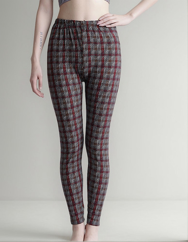 Leggings A Cuadros Para Mujer, Leggings Push Up
