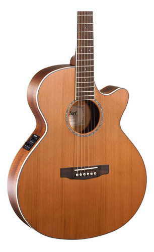 Violão Cort Sfx Ced Natural Escuro Eletroacústico Aço