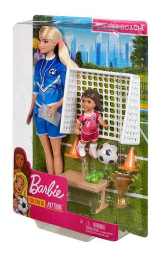 Barbie Muñeca Modelo Entrenadora De Futbol / Original 