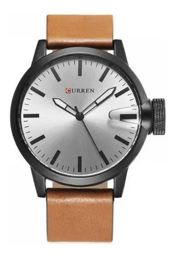 Reloj pulsera Curren 8208 de cuerpo color negro para hombre con