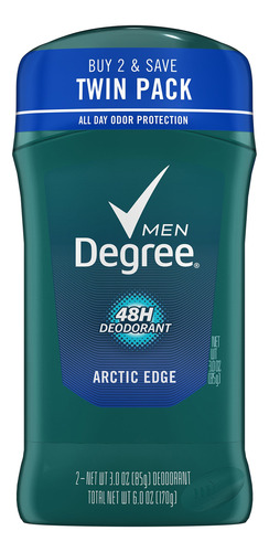 Degree Men Extra Fresh Desodorante Arctic Edge, 3 Onzas, Pa.