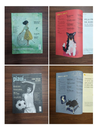 Revistas Piauí - Lote De 12 Unid. Veja Edições Na Descrição! (Usado)