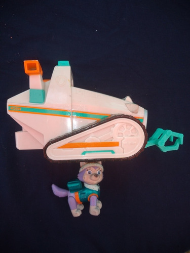 Vehiculo De Nieve Paw Patrol Everest Rescate Brillosa (Usado)