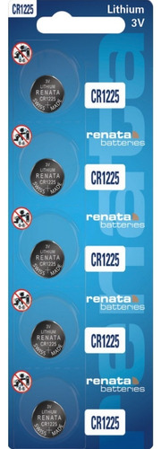 10 X Pilas Boton Cr1225 1225 Renata Original Suiza Blister