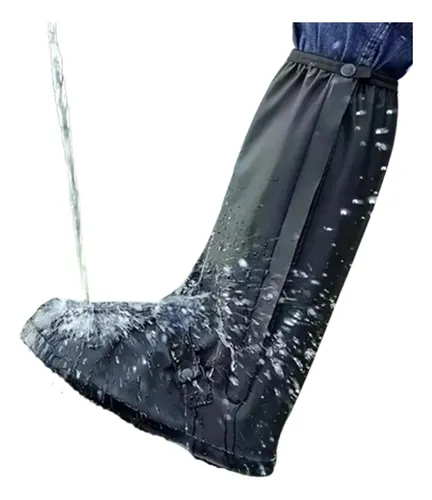 Botas 100% Impermeables Motos Cubre Invierno Pvc Elástico
