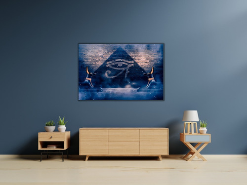 Cuadro Moderno Canvas, Piramide Anubis