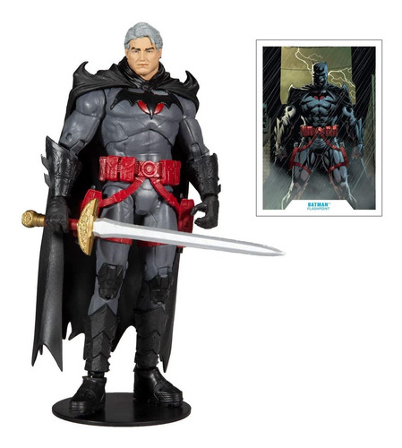Figura Batman Sin Máscara Flashpoint Thomas Wayne Dc Comics