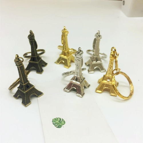 12pçs Mini Chaveiro Modelo Paris, Lembranças Francesas,