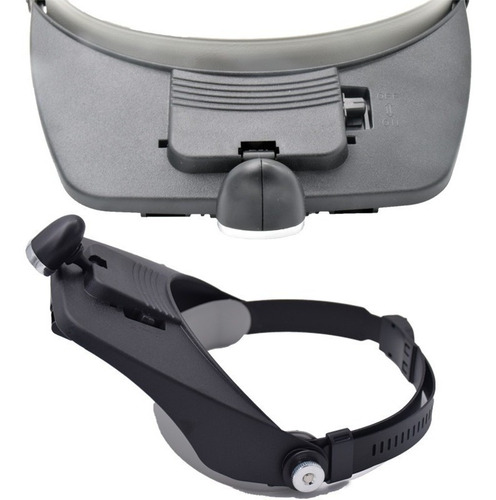 Imagen 3 de 6 de Lentes Lupa Vicera Con Lupa Y Luz Lampara Lupa Con Luz Led