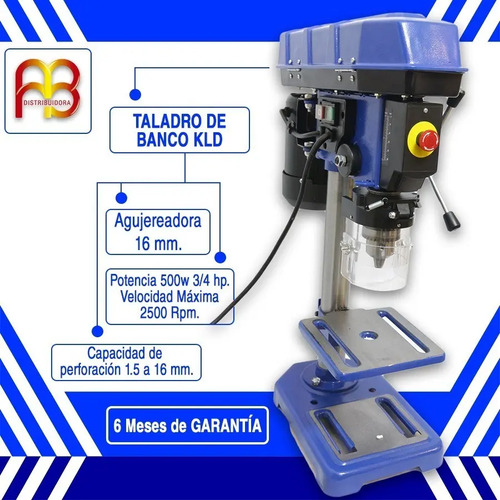 Taladro Agujereadora Perforadora De Banco 16 Mm Kld 5 Veloc | Cuotas sin  interés