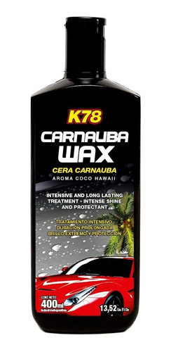 Cera Carnauba Wax K78 Brillo Tratamiento Premium