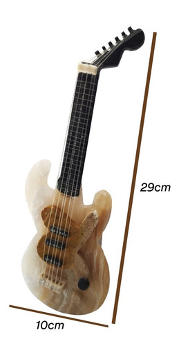 Elegante Lampara De Mármol Diseño De Guitarra