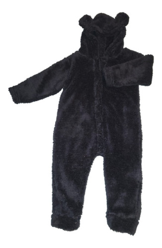 Pijama Enterito Bebe Peluche Invierno Osito Abrigado