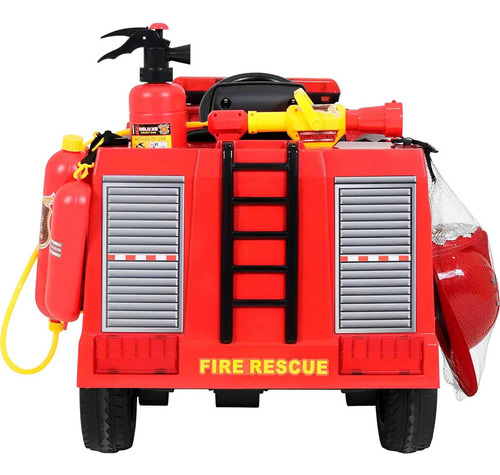 Caminhão Elétrico Bombeiros Infantil C Controle Remoto 12v Cor Vermelho