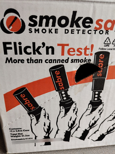 Probador Para Detectores De Humo Sabre 2.6oz