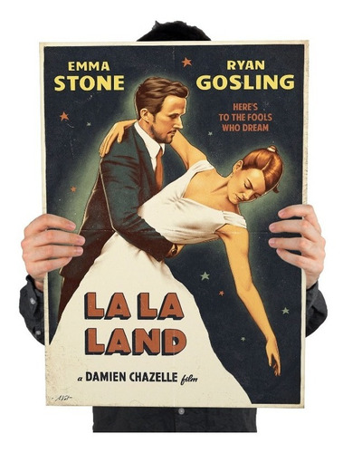 Poster 60 X 90 Full Color Hd Vintage La La Land