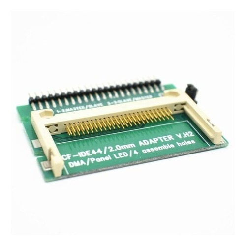Adaptador De Memorias Cf A Ide 44 Pines Macho Verde