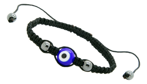 Cordón De Nailon Negro, Pulsera De Buena Suerte Con Mal De O