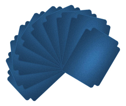 2 X 10 Divisores De Tarjetas Comerciales, Divisores De Azul