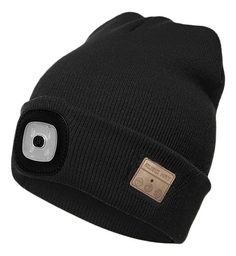 Bluetooth Beanie Hat Music Con Led Faro Usb Recargable Para