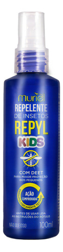 Repelente De Insetos Com Deet Repyl Kids 100ml - Spray