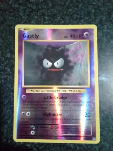 Cartas Pokemon Gastly Reverse Holo Evolutions