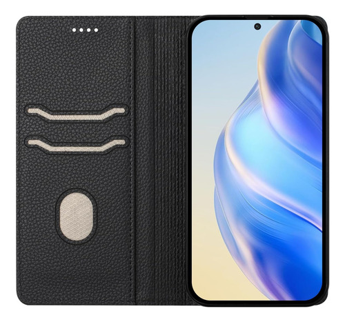 Funda Protectora Magnética De Piel Sintética Con Tapa Para Xiaomi Poco M7 Pro 5g