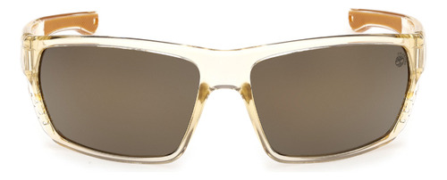 Lentes De Sol Verde Polarizados Timberland Tb0000227r Color Transparente Varilla Transparente Armazón Transparente
