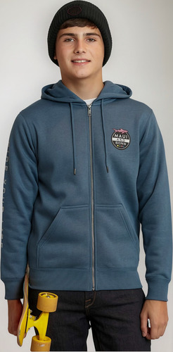 Maui And Sons Poleron Juvenil Fullzipper Pull Over Shark