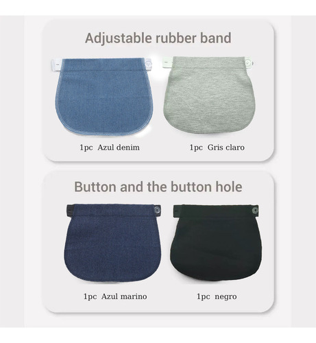 Wj- Pantalone Maternidad Extensor Cintura Ajustable Con