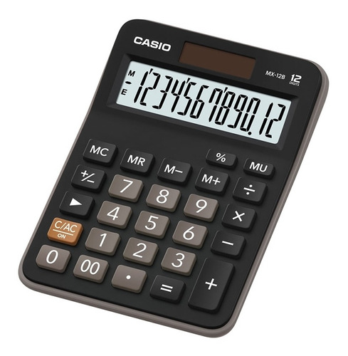 Calculadora de escritorio MX-12b negra | Casio | Otro color