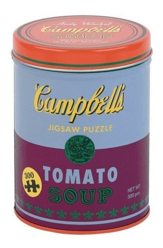 Rompecabezas Andy Warhol Campbells Soup 300pzs Mudpuppy 