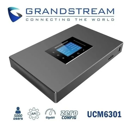 Central Ippbx Grandstream Ucm6301 500user 1fxo/fxs Voz Video