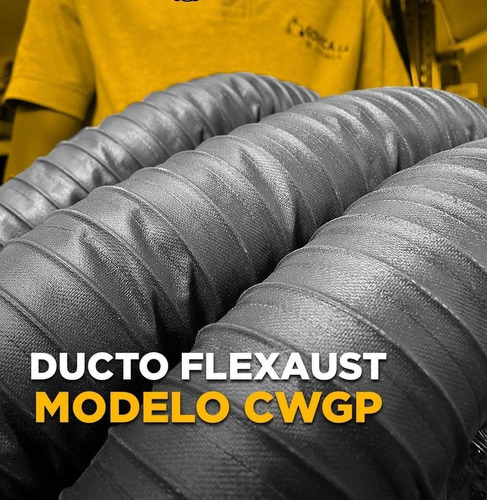 Manguera Ducto Flexible 4   Flexaust Cwgp 4  X 25 F.t.