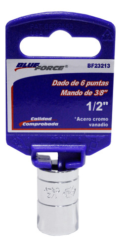 Dados 6 Pts 3/8 Blue Force Bf23213 1/2 PLG