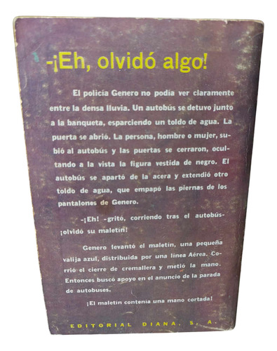 Las Manos Cortadas Ed Mcbain (Usado)