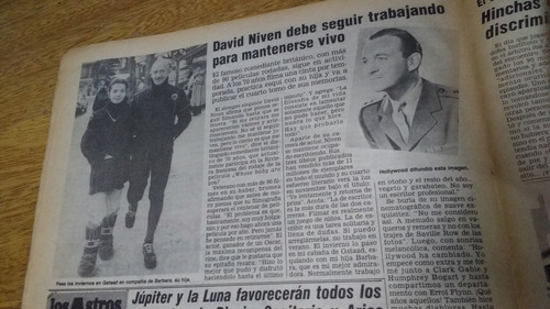 Semanario 123 David Niven Famoso Comediante  1981