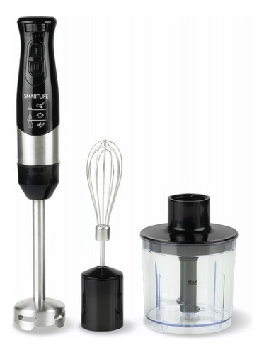 Mixer Smartlife Sl-hb6029 Negro Y Acero Inoxidable 220v