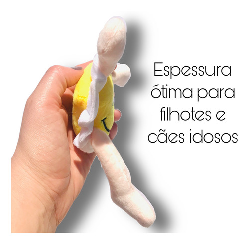 Imagem 3 de 5 de Brinquedo Para Cachorros Pelucia Perninha Ovo