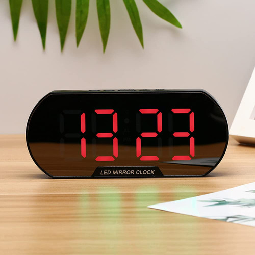Reloj Despertador Digital Para Dormitorio Repeticion Fecha