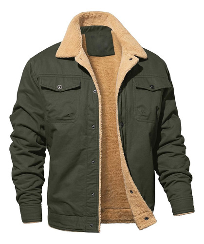 Chaqueta Acolchada Cálida Para Hombre Para Otoño E Invierno