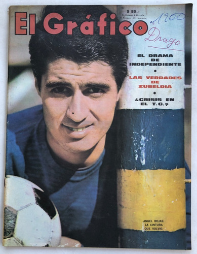 El Grafico Nº 2528 Angel Rojas Boca Juniors Febrero 1968