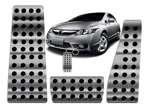 Pedaleira E Descanso Honda Civic Si Aço Inox G8 06-11
