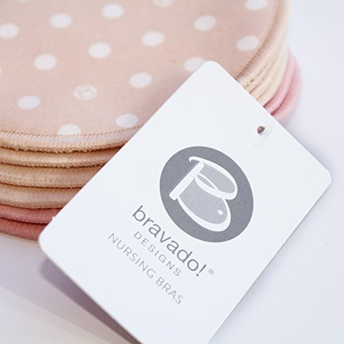 ¡bravata! Designs Almohadillas De Lactancia Lavables Y Reut