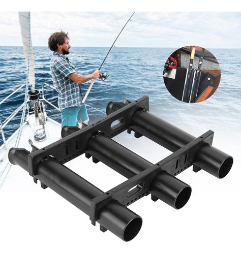 Shanrya 3 Link Fishing Rod Pole Tube Storage Soporte For