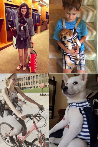 Mochila Cargadora Frontal De Perros Y Gatos Con Las Piern