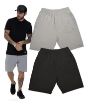 Comprar Pack X2 Shorts Bermuda Deportiva Algodón Gym Casual Fitness 
