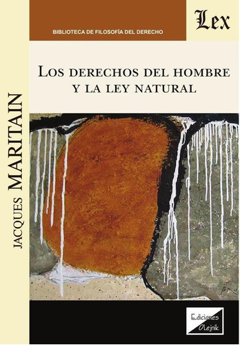 Derechos Del Hombre Y La Ley Natural, De Jacques Maritain