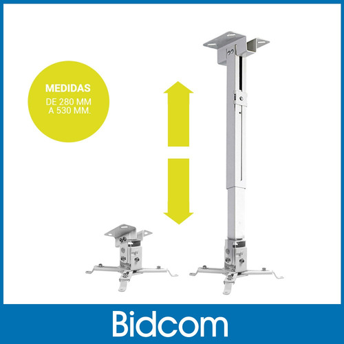 Imagen 7 de 9 de Soporte Proyector Techo Pared Extensible Universal Resistent